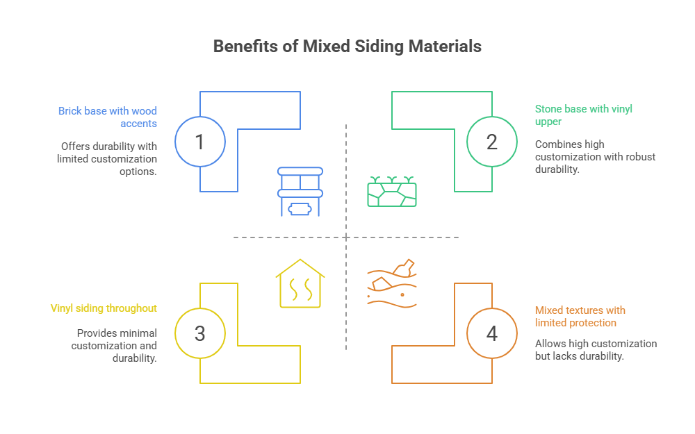 Benefits of Mixing Siding Materials