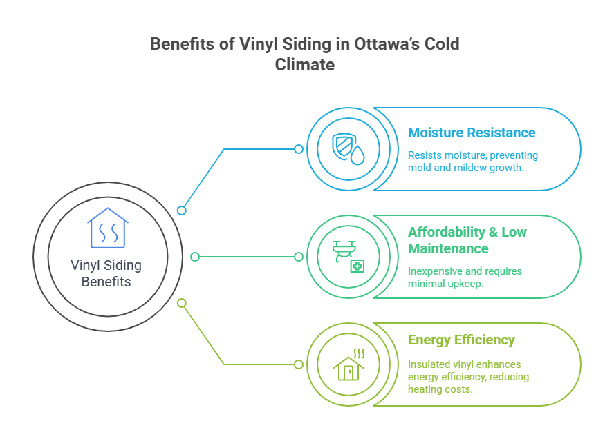 Benefits of Vinyl Siding in Ottawa’s Cold Climate