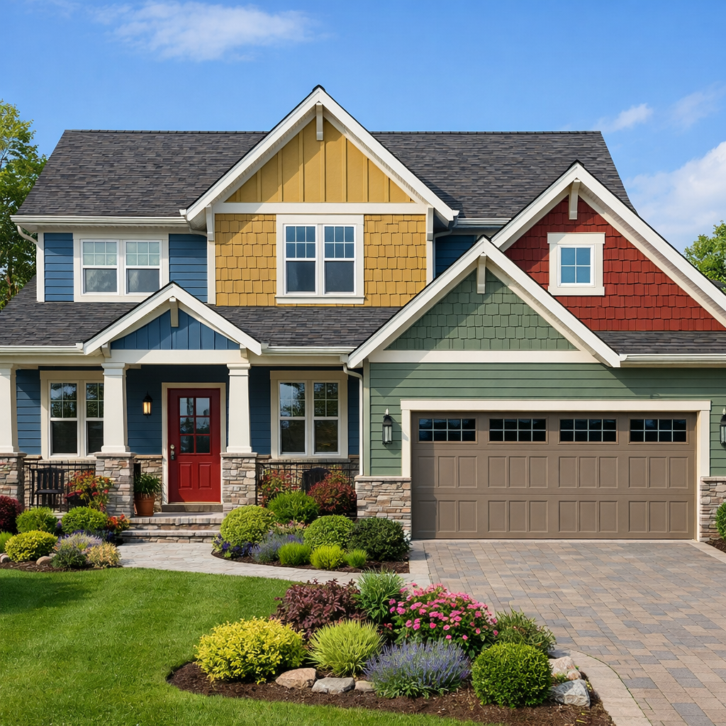 Diverse Siding Styles Home
