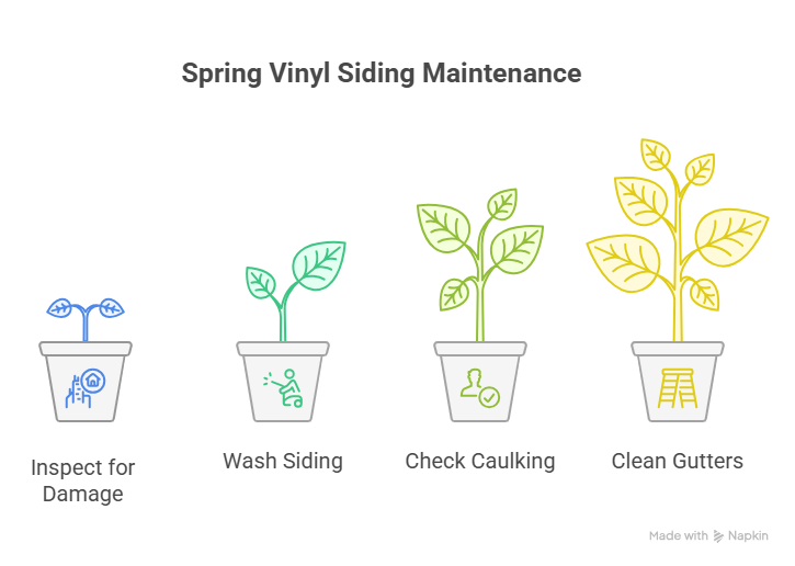 Spring Vinyl Siding Maintenance Tips
