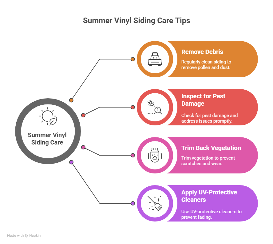 Summer Vinyl Siding Maintenance Tips